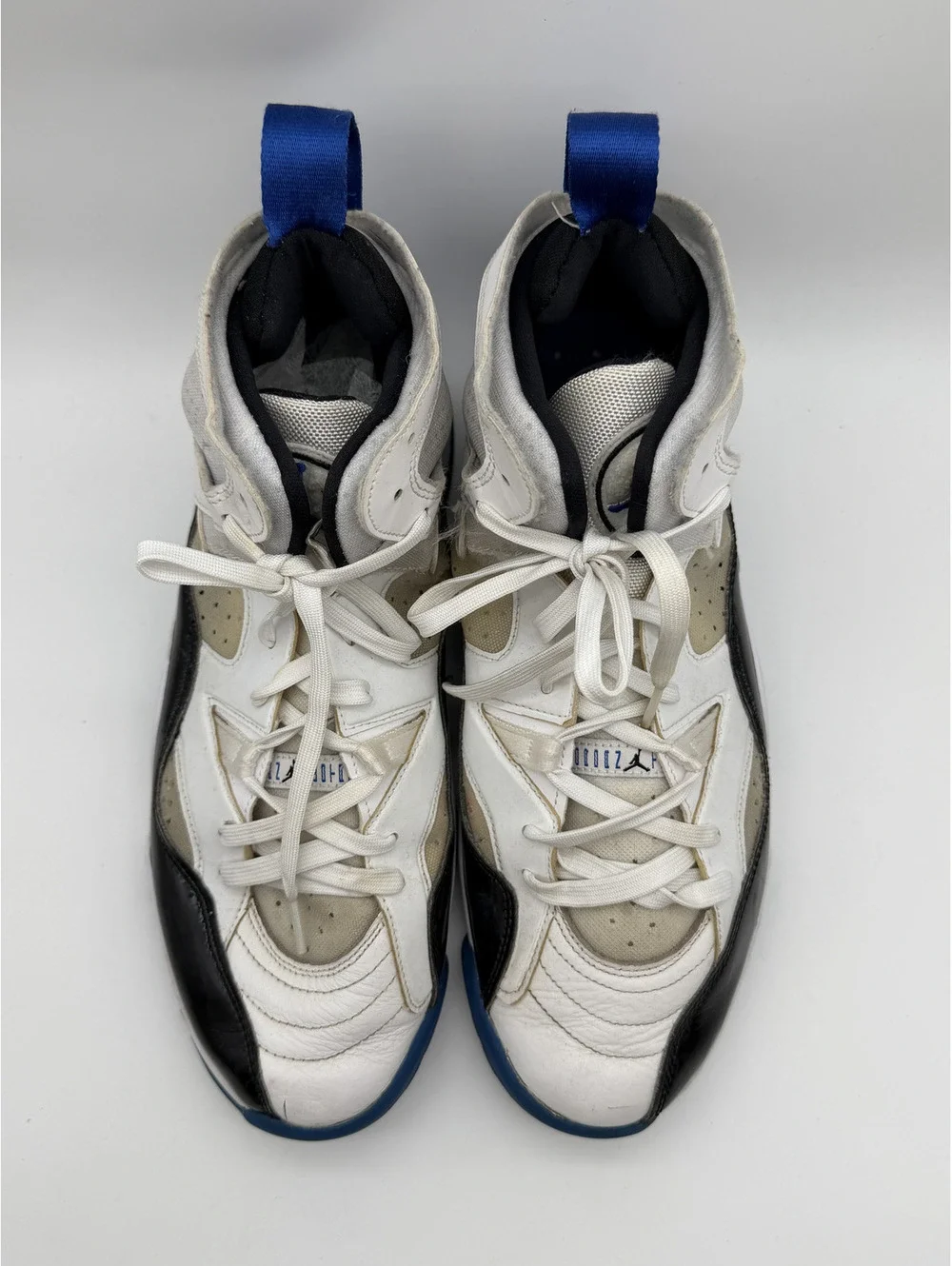 Vintage Jordan Basketball Sneakers Blue Black White Size 9